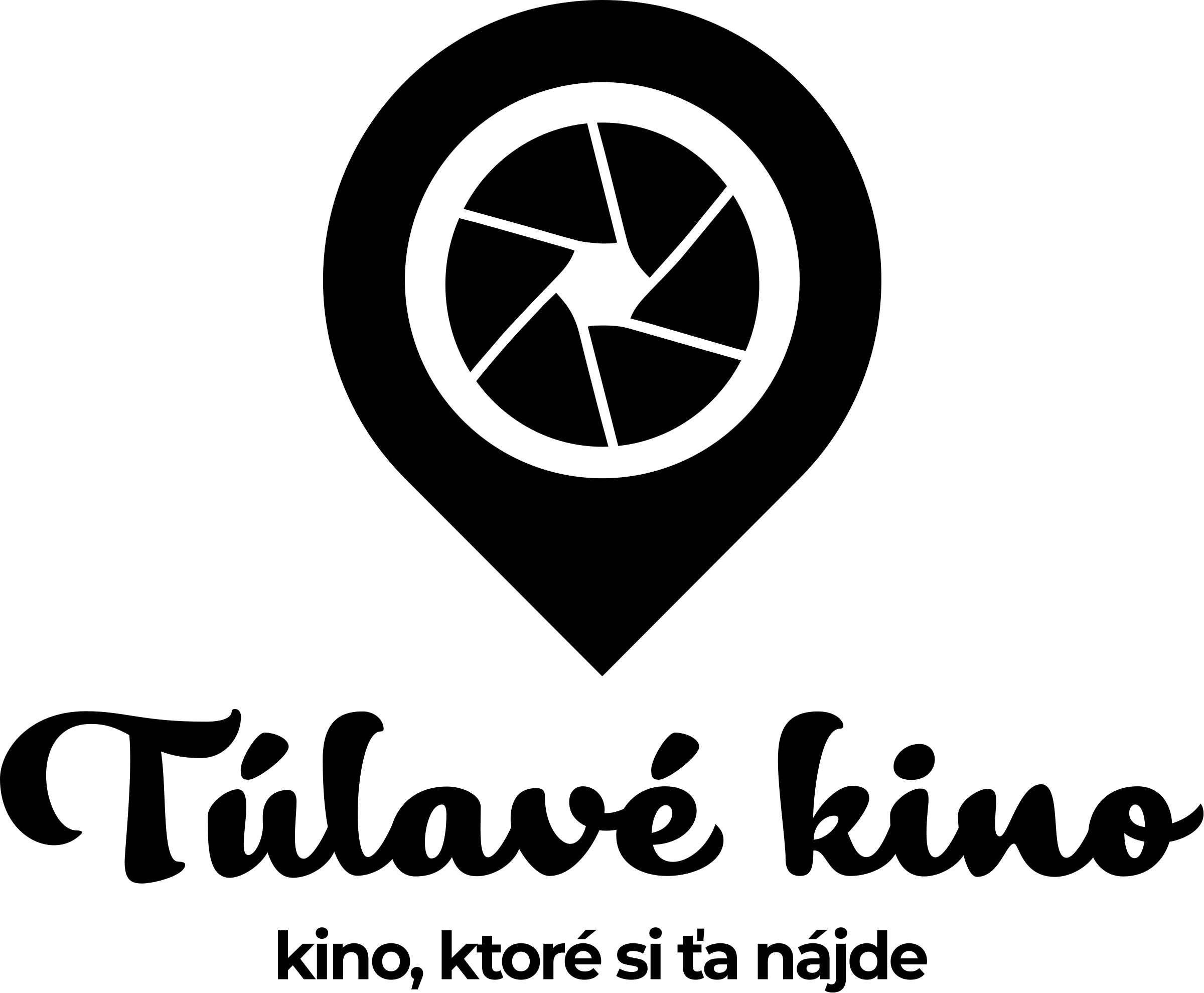 Túlavé kino Vertical Black
